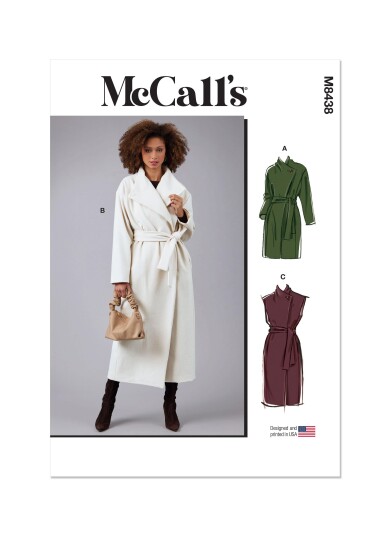 McCall's 8438 - Kåpe & Vest D5 (4-6-8-10-12)