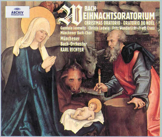 Christa Ludwig, Karl Richter, Munich Bach Orchestra, Gerd Ploesch, Franz Crass, Gundula Janowitz, Munich Bach Choir, Fritz Wunderlich, Hans Weber & HansPeter Schweigmann Bach: Christmas Oratorio CD