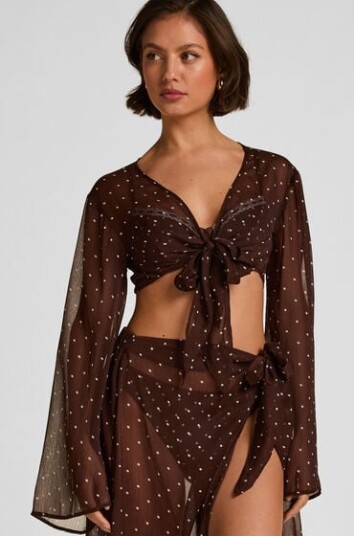 Hunkemöller Strand Topp Algarve Brun