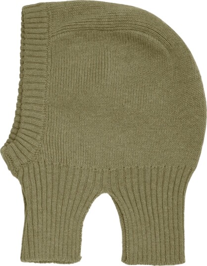 CeLaVi Balaclava - Knitted - Khaki green - 6-8Y