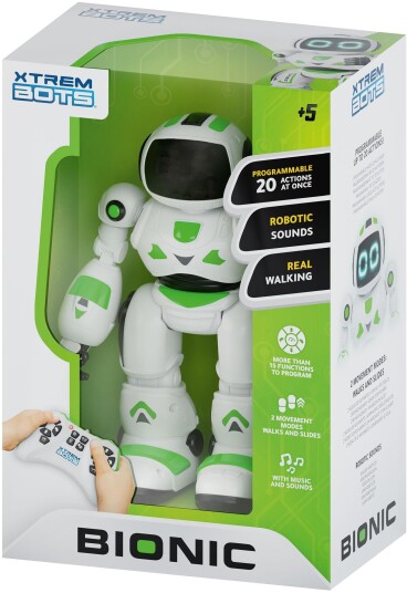 Xtrem Bots Bionic Robotfigur - fjernstyrt kjøretøy for barn fra 5 år Xtrem Bots Bionic Robotfigur - fjernstyrt kjøretøy for barn fra 5 år