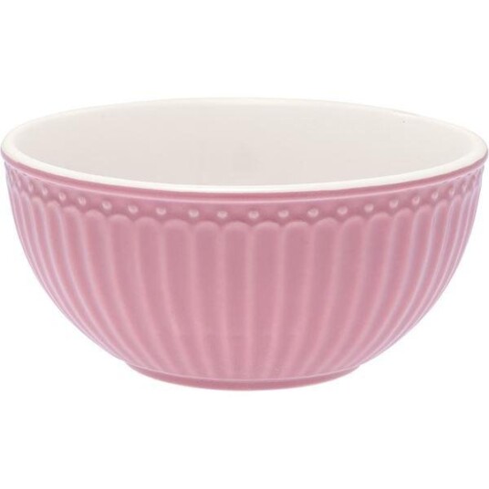 GreenGate  Alice frokostblanding skål 7x14 cm 45 cl dusty rose