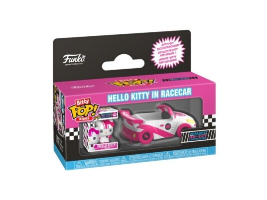 Funko! Bitty Pop Ride Sanrio Racecar W/Hk