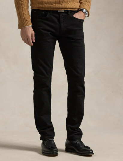 Polo Ralph Lauren Sullivan Slim Polo Pony Stretch Jean - Black - 30 x 32