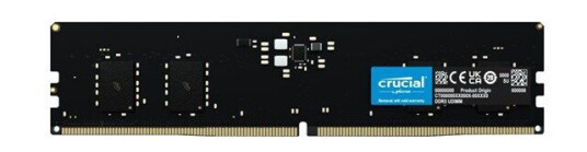 Crucial 8GB DDR5 RAM 4800MHz CL40 for Desktop PC
