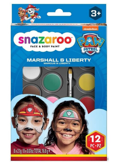 Snazaroo Paw Patrol Make-up Colorset Marshall & Liberty 791107 Snazaroo Paw Patrol Make-up Colorset Marshall & Liberty 791107
