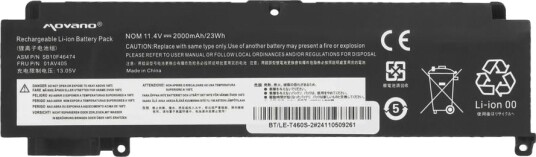 Movano Lenovo Thinkpad-Batteri Bt/Le-T460s-2 BT/LE-T460S-2 Movano Lenovo Thinkpad-Batteri Bt/Le-T460s-2 BT/LE-T460S-2