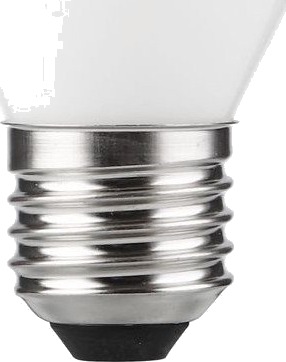 Spl E27 4W dimbar LED kronepære   G45 filament opalt glass 2500K   Dimbar : Dimbar Kulør : Ekstra varm