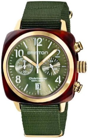 Briston Herreklokke 19140.PYA.T.26.NOL Classic Grønn/Tekstil