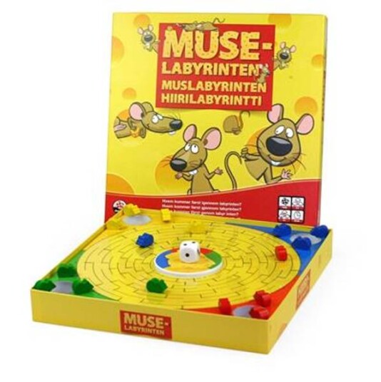 Muselabyrinten Barnespill Fra 5 År Muselabyrinten Barnespill Fra 5 År