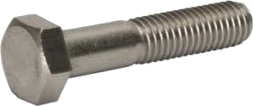 S+P A4 Seksantskrue M16 x 55 mm DIN 931 - Rustfritt Stål (25 stk.) S+P A4 Seksantskrue M16 x 55 mm DIN 931 - Rustfritt Stål (25 stk.)