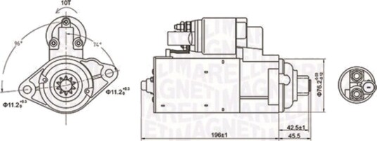 MAGNETI MARELLI 063721286010 Starter