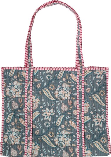 Au Maison Quilted Taske   Multi/patterned   38X46X17CM