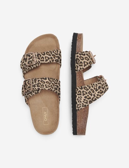 ONLY Onlmaxi 13 Leo Strap Buckle Sandal Beige 37 ONLY Onlmaxi 13 Leo Strap Buckle Sandal Beige 37