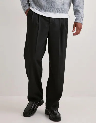 Casual Friday Cfgrant 0153 Wide Garbadine Pa Dressbukser Svart