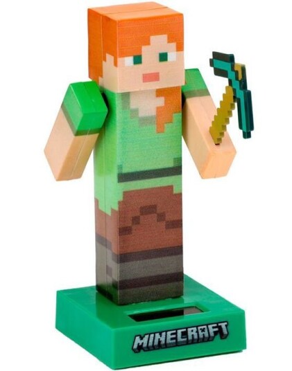 Minecraft Alex Dansende Solcellefigur 12,5 cm