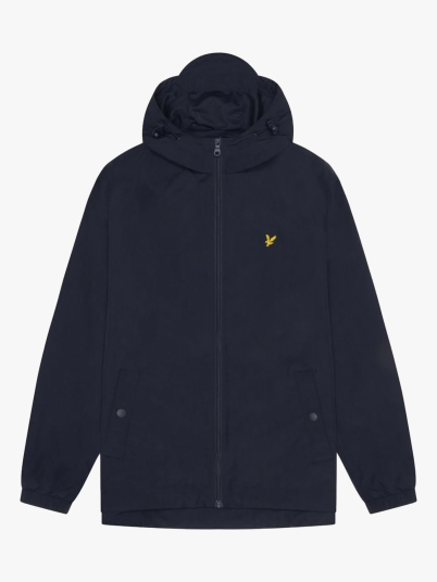 Lyle & Scott Zip Through Hooded Jacket Blå L