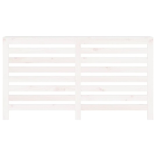 Radiatordeksel hvit 153x19x84 cm heltre furu Radiatordeksel hvit 153x19x84 cm heltre furu