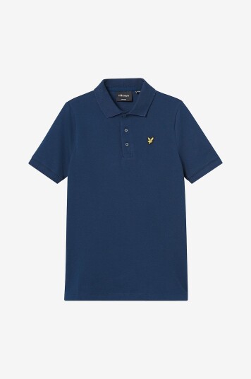 Lyle & Scott   Pologenser Plain Polo Shirt   Blå