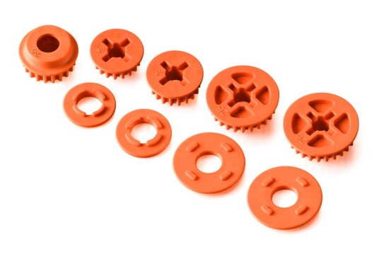 XRAY XR-335801-O Composite Belt Pullet Set - Orange