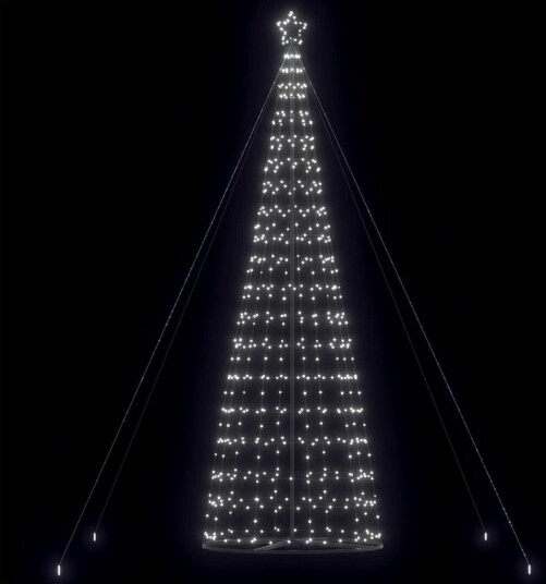  LED Juletre 1534 LEDs Kald Hvit 503 cm
