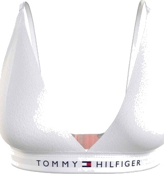 Tommy Hilfiger BH Unlined Triangle Bra Hvit okologisk bomull X-Large Dame