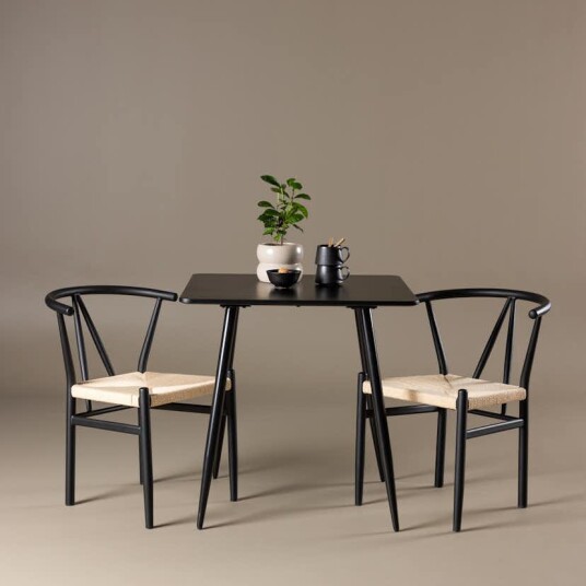 Spisegruppe Venture Home Polar 75 med 2 stk Alfons Stoler