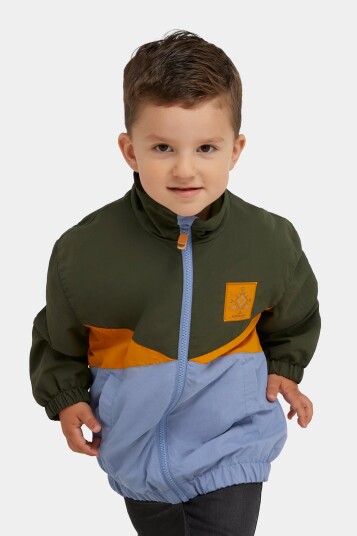 Nordbjörn Kolabacken  Vindog vannresistent Jakke Deep Depths/ Stonewash/ Inca Gold 98-104