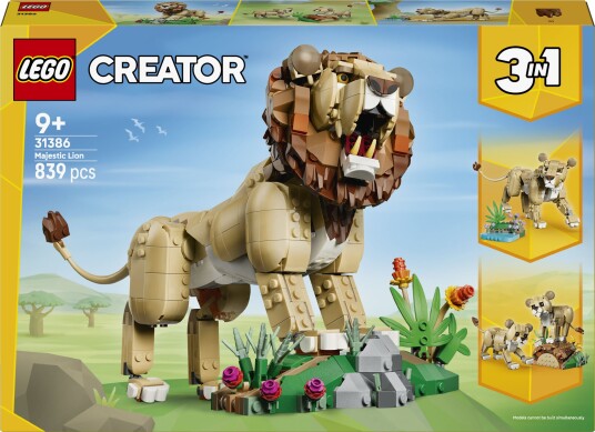 Lego Ville Dyr: Majestetisk Løve