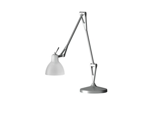 Rotaliana Luxy Bordlampe T2 fra Alu Stamme, Matt Hvit Skjerm