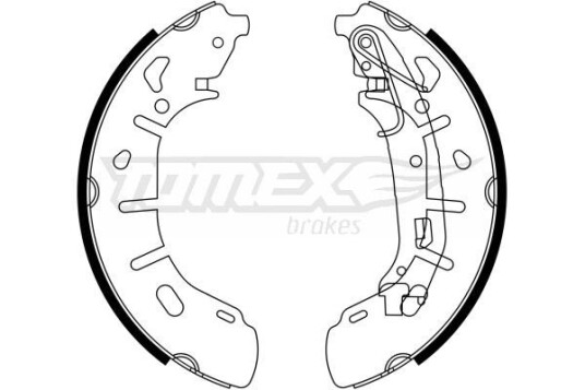Bremsesko sett TOMEX Brakes TX 23 21