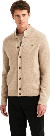Morris Hertford Button Cardigan KHAKI XL