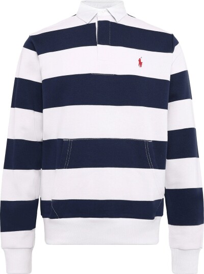 Polo Ralph Lauren Seasonal Fleece Knt Pullover   NEWPORT NAVY/WHIT   L
