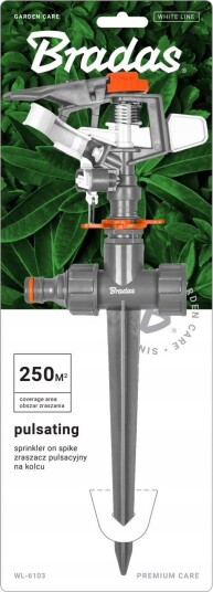 Bradas Pulserende Sprinkler Med Pigg Blister / White Line