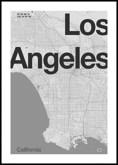 Los Angeles Plakat Plakat / 21x30cm