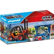 Playmobil 70772 Playmobil Cargo Gaffeltruck med Gods