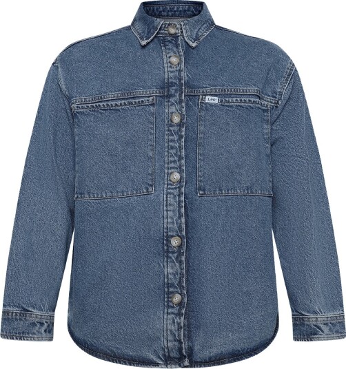 Lee Jeans Relaxed Utility Overshirt Blue S x 00