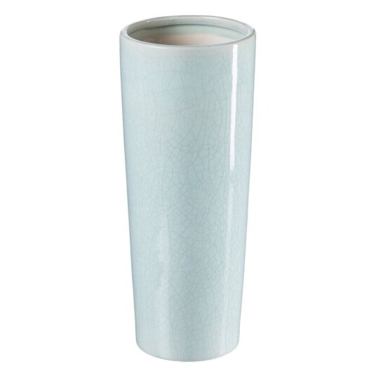 Bigbuy Home Vase 13 X 13 X 33 Cm Keramikk Turkis