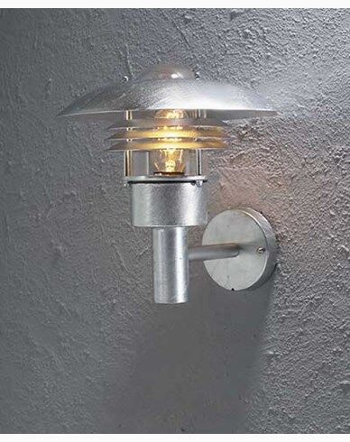 Konstsmide Modena vegglampe upp. Galvanisert 7300-320 Konstsmide Modena vegglampe upp. Galvanisert 7300-320