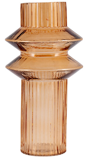 Standard produsent Vase Rille 21cm brun