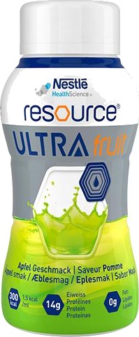 Resource Ultra Fruit næringsdrikk eple 4x200 ml Resource Ultra Fruit næringsdrikk eple 4x200 ml