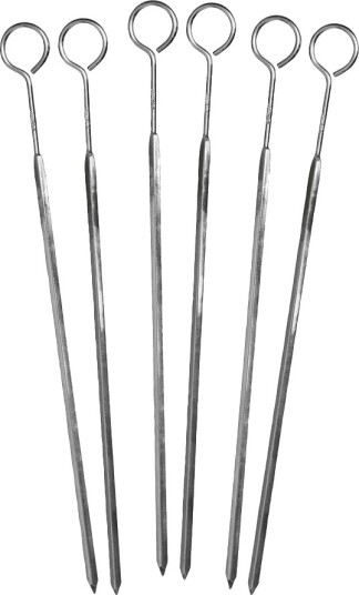 Exxent Grillspyd 33 cm 6 stk stål Exxent Grillspyd 33 cm 6 stk stål