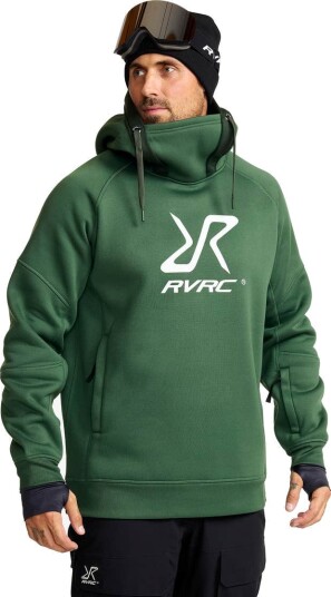 Revolutionrace Herre Overdeler Fleece & midlayers Canyon Hybrid Pile Fleece Herre Navy/Kambaba Green M