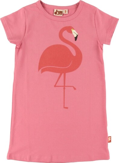 DYR Kjole Loud Gamle Rose m. Flamingo DYR 2 år (92) Kjole Rosa