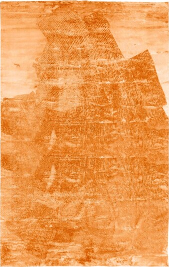 Ryetepper   Aranga Super Soft Fur oransje Størrelse: 160 x 230 cm