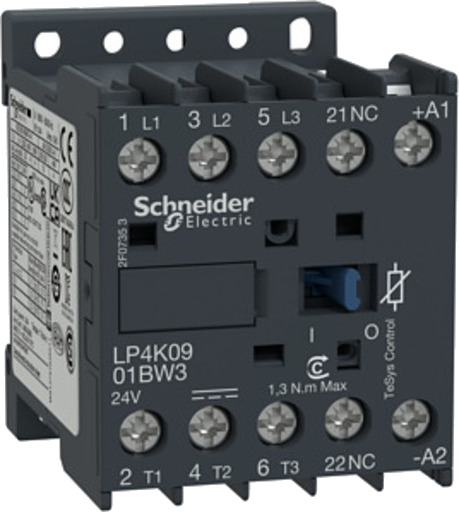 Schneider Electric LP4K0901BW3 Kontaktor 3 Lu 24 V DC 4 kW Elfordeling & strømforsyning