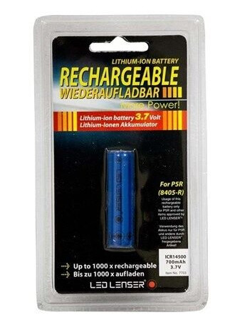 Ledlenser 14500 Li-Ion Rechargeable Battery 3.7V 700 maH