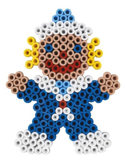 Hama Ironing Beads Pegboard-Maxi Clown