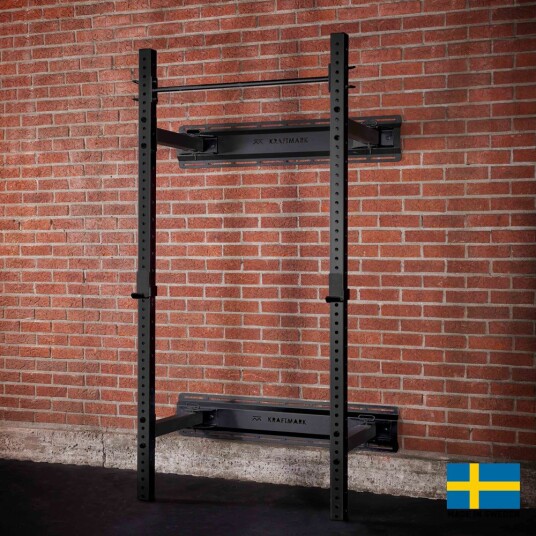 Kraftmark Treningsstativ - Foldback Squat Stand 2.0 Sort Kraftmark Treningsstativ - Foldback Squat Stand 2.0 Sort