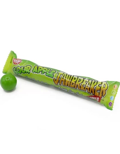 6 pk Zed Jawbreaker med Surt Eple Smak og Kjerne av Tyggegummi 6 pk Zed Jawbreaker med Surt Eple Smak og Kjerne av Tyggegummi